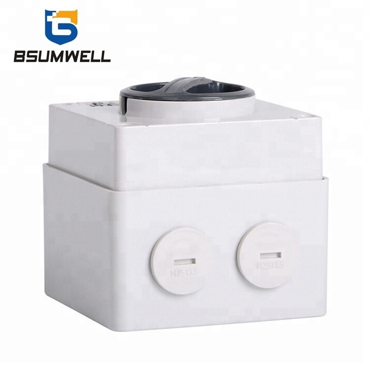 Australia Standard 56SW310 56SW320 56SW332 56SW340 56SW350 56SW363 3Pole Square manual changeover waterproof isolator switch