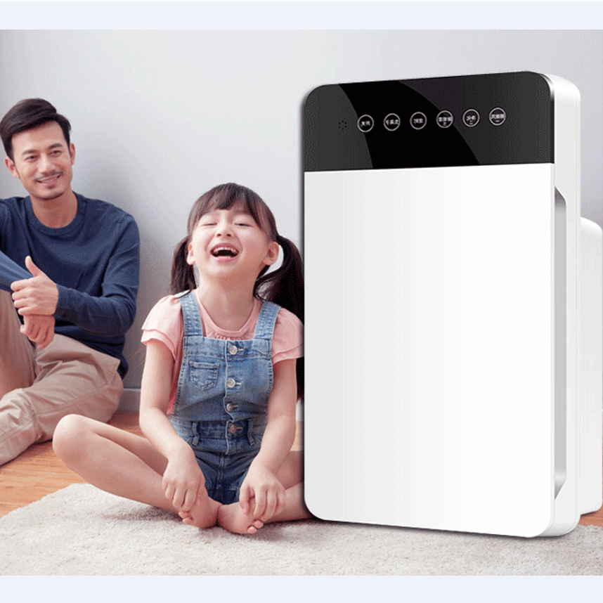 Smart ionization negative ion home hospital office hepa filter household air purifiers