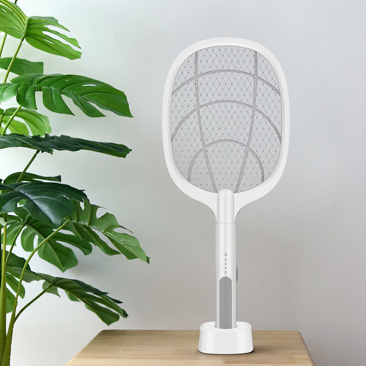 New Electric Insect Racket Swatter Zapper USB  Rechargeable Mosquito Swatter Kill Fly Bug Zapper Killer Trap