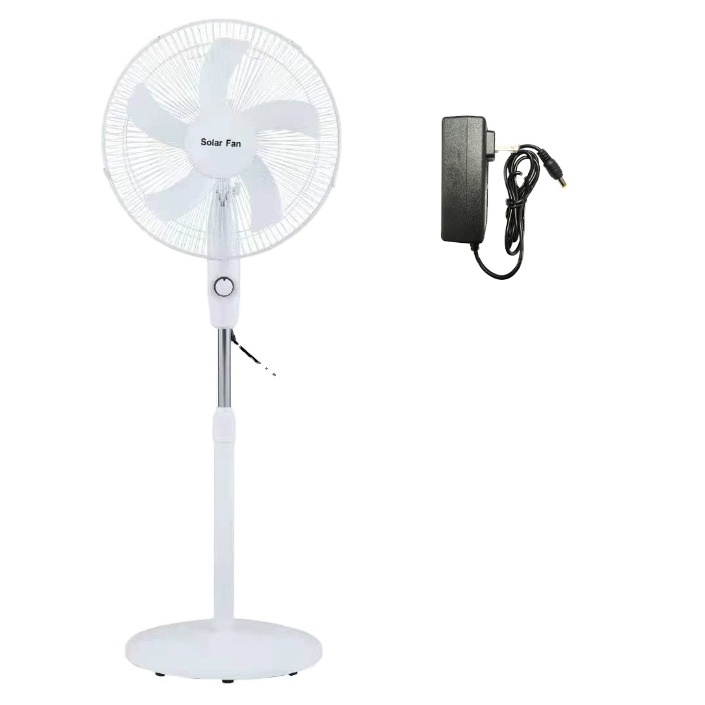 USB Solar Powered Fans Rechargeable Indoor Outdoor Plastic Fans Solar Panel Lithium Battery Easy Floor Household Car Use