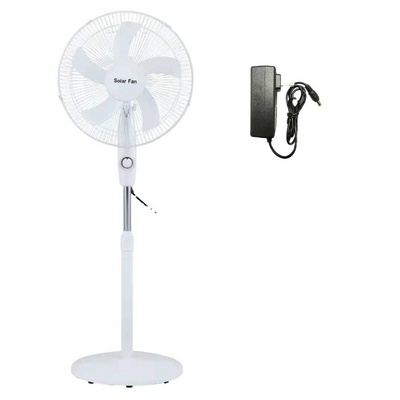 USB Solar Powered Fans Rechargeable Indoor Outdoor Plastic Fans Solar Panel Lithium Battery Easy Floor Household Car Use