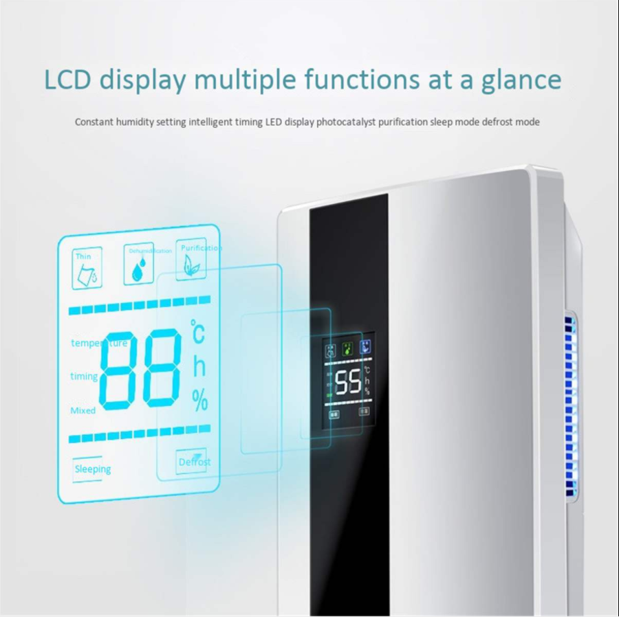 OEM Dehumidifier Moisture Absorber Mute Remote Control Timing External Water Pipe Indoor Dehumidifier