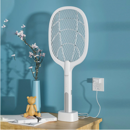 New Electric Insect Racket Swatter Zapper USB  Rechargeable Mosquito Swatter Kill Fly Bug Zapper Killer Trap