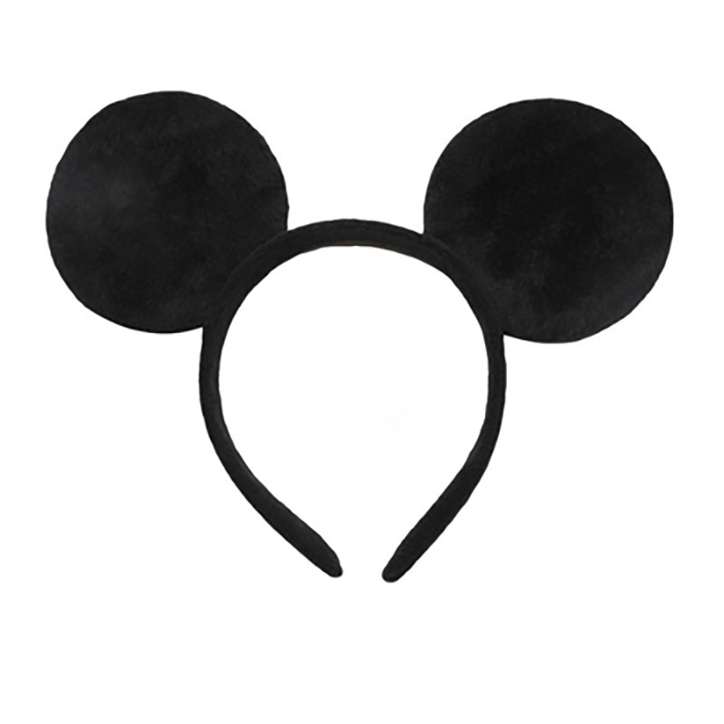 Cartoon Mouse Ears Hair Band  New Cute Wholesale infant hairband kids hair bow with elastic band