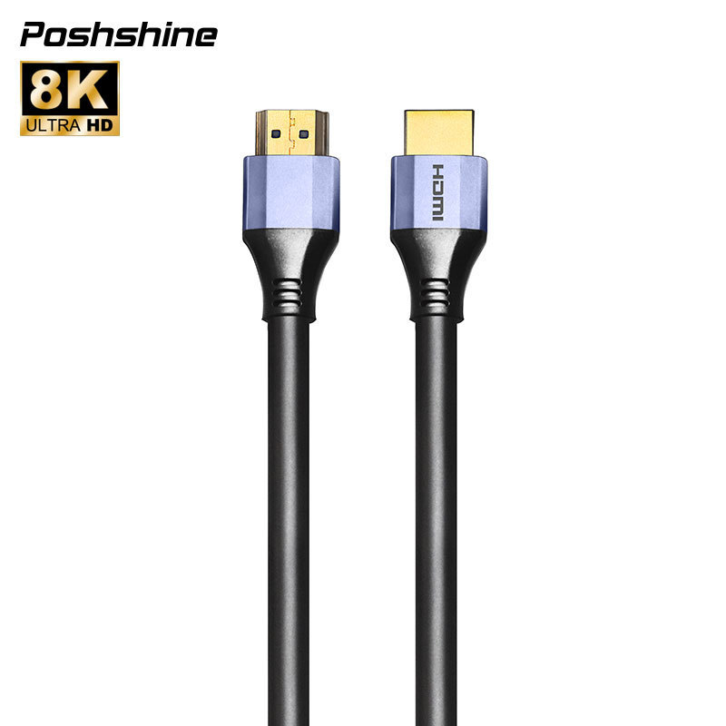 Factory High Quality Newest 28Awg High Speed Hdmi 48Gbps Custom Logo 8K Hdmi Cable For Hdtv Ps4