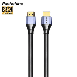 Factory High Quality Newest 28Awg High Speed Hdmi 48Gbps Custom Logo 8K Hdmi Cable For Hdtv Ps4