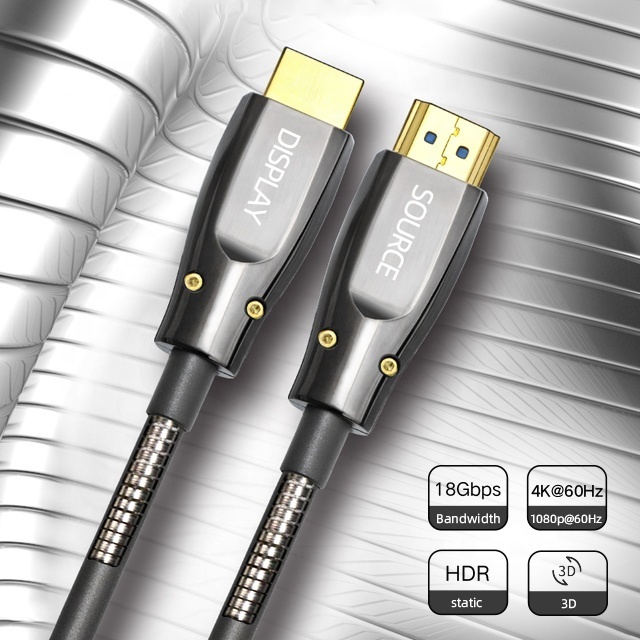 Factory Oem/Odm Luxury 8K Hdmi Cable Male To Male Hdmi 48Gbps 10M Ultra Long 2.1V Hdtv Kabel 3 Meters Fiber Optic Hdmi Cable