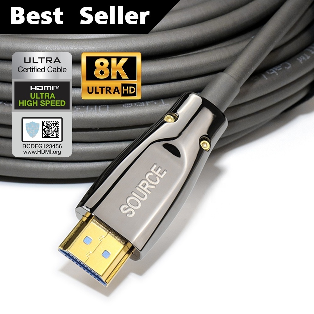 Factory Oem/Odm Luxury 8K Hdmi Cable Male To Male Hdmi 48Gbps 10M Ultra Long 2.1V Hdtv Kabel 3 Meters Fiber Optic Hdmi Cable