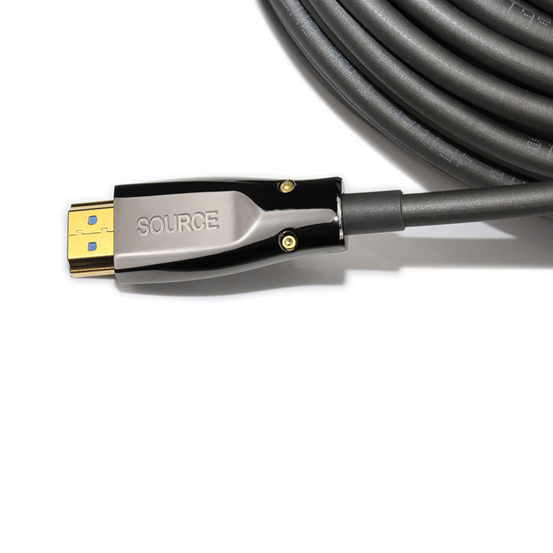 150m Outdoor High Tensile Force HDMI Cable Armor and High Retarded Grade TPE Jacket 4K with Steel 18gbps PS-AOC HDMI 4K- ARMOR