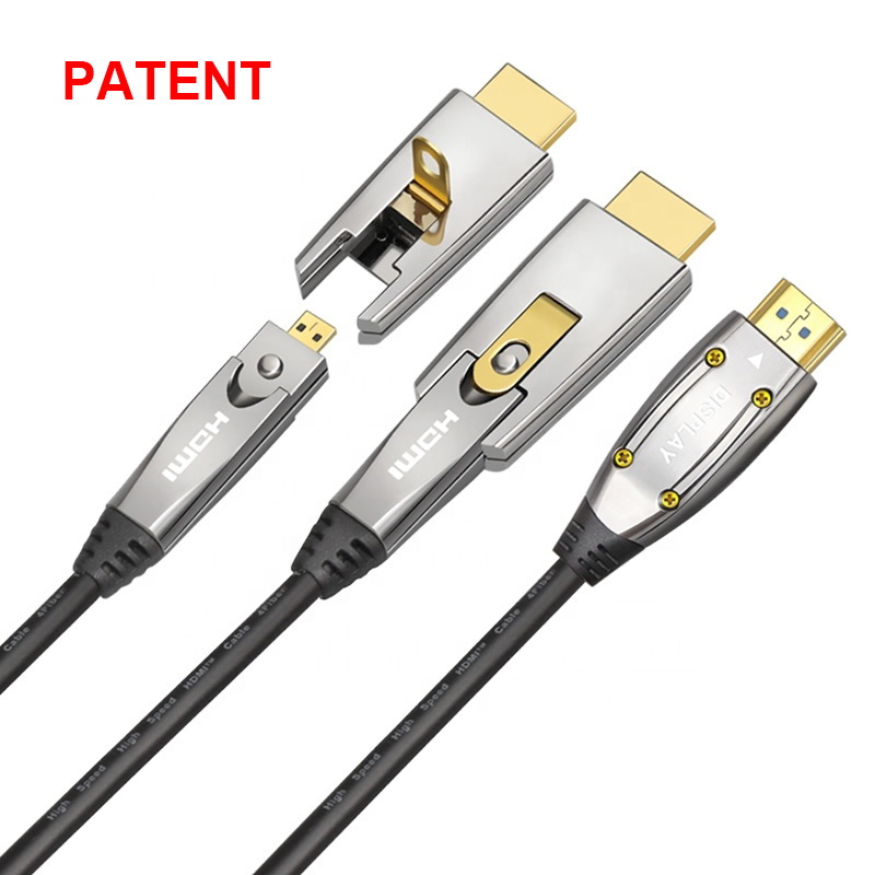 Active Optical HDMI Cord48Gbps HDMI Cable 20ft to 100ft for 8K@60Hz 4K@120Hz Dynamic HDR ARC 8K Fiber Optic HDMI Cable