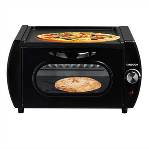 Mini Tandoor Naan Oven Electric Tandoor Oven for Chapati  Roti Pizza Oven Tandoori with Hot Top Plate for Home and Takeaways