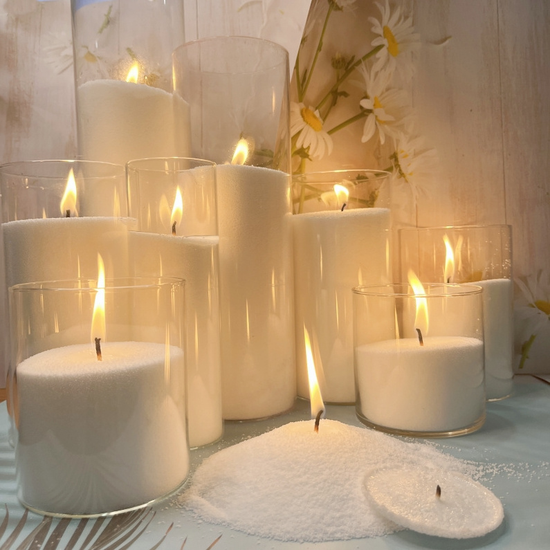 Wedding Pearl Sand Candle Wax Wedding Candle Pearl Palm Sand Wax is used to make powder candles