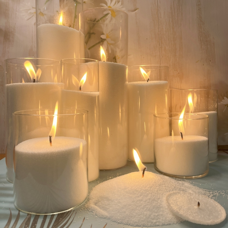 Wedding Pearl Sand Candle Wax Wedding Candle Pearl Palm Sand Wax is used to make powder candles