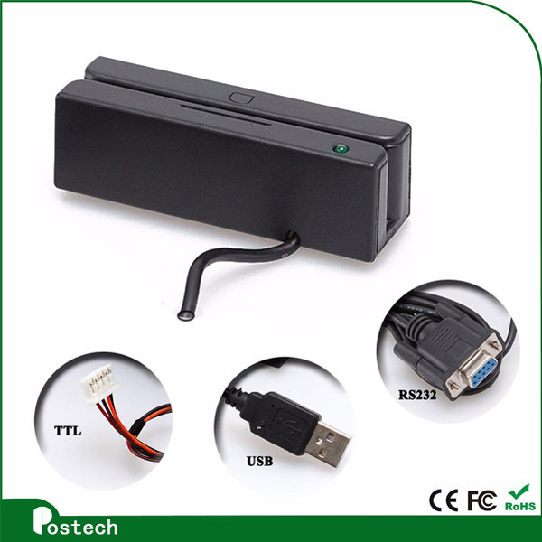 GPS tracking system magnetic card reader for stripe card for driver identification