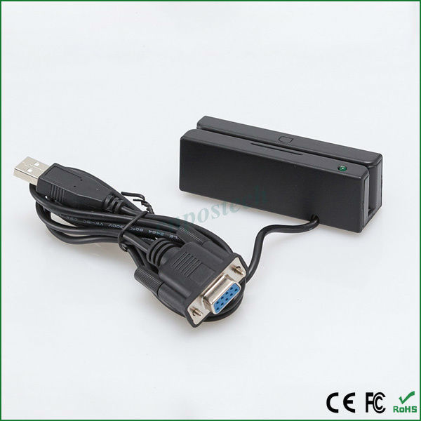 MSR100 Card Reader Easy Programmable Smallest Chip Magnetic Stripe Card Reader With USB RS232 TTL Interface