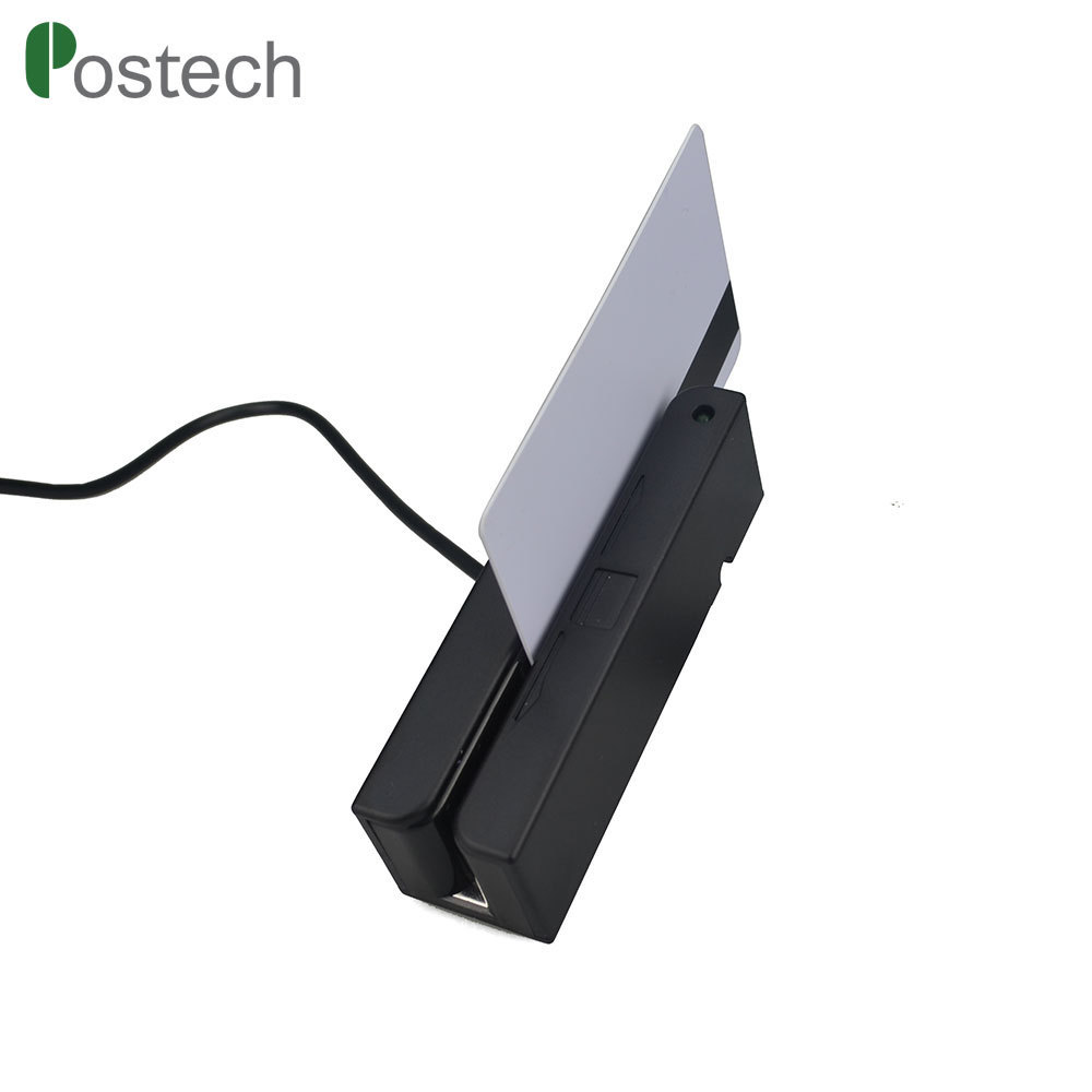 RS232 MSR100 3Track Magnetic Stripe Card Reader, GPS swiping card reader OEM ODM customization