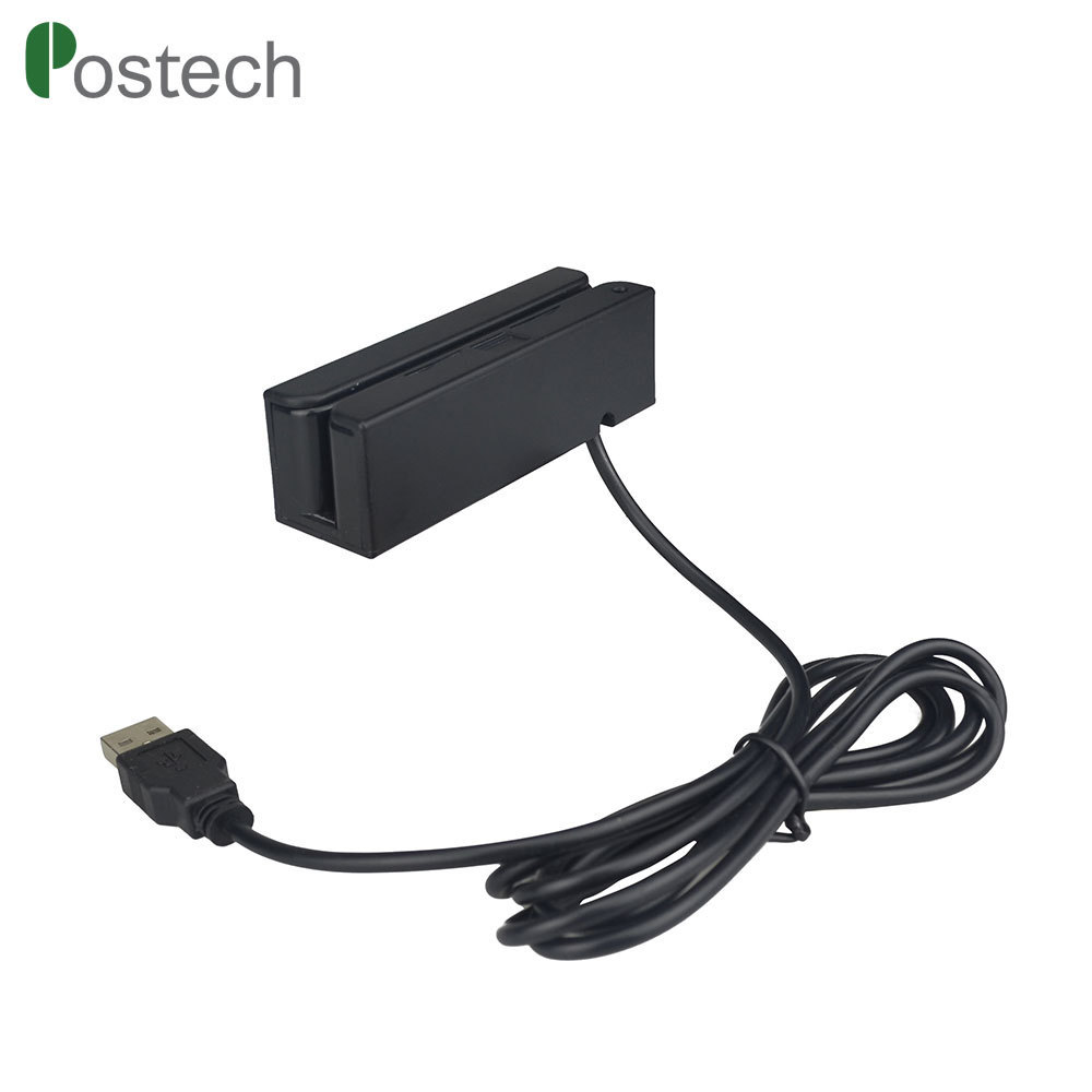 RS232 MSR100 3Track Magnetic Stripe Card Reader, GPS swiping card reader OEM ODM customization