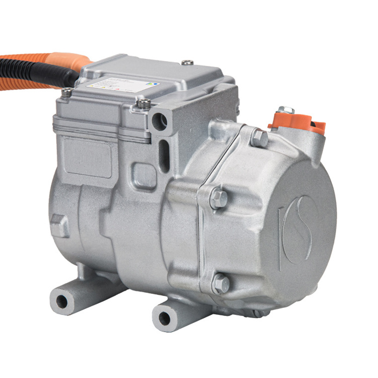 Electric Compressor 14cc 48v DC Air Conditioner Electric Car AC Compressor for Universal Cars & Trucks Factory Manufacture