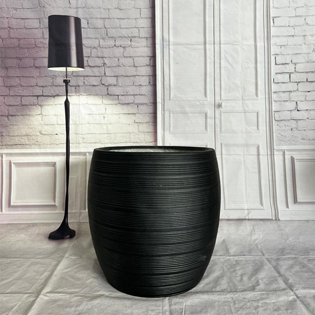 Ready Stock	PC1247-17036 Fiberglass Pot Medium Large Size Indoor Decorative Plant Pots