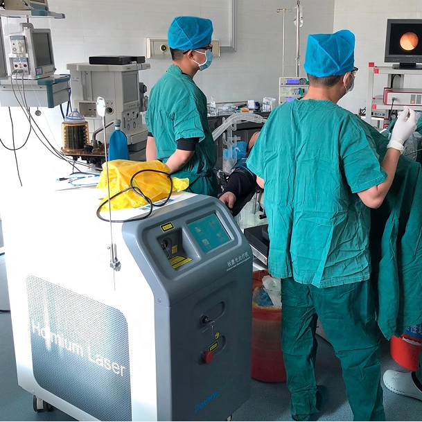 Potent Medical Urology Thulium Fiber Holmium Laser Equipment for Kidney Uretaral Lithotripsy with laser fiber