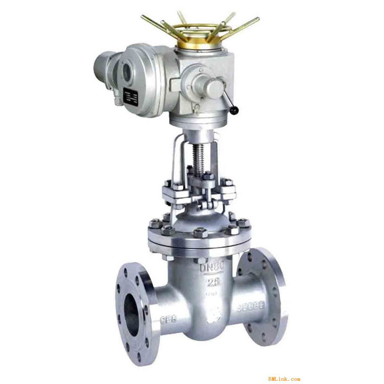 high quality POV Shanghai knife type electric gate valve dn50