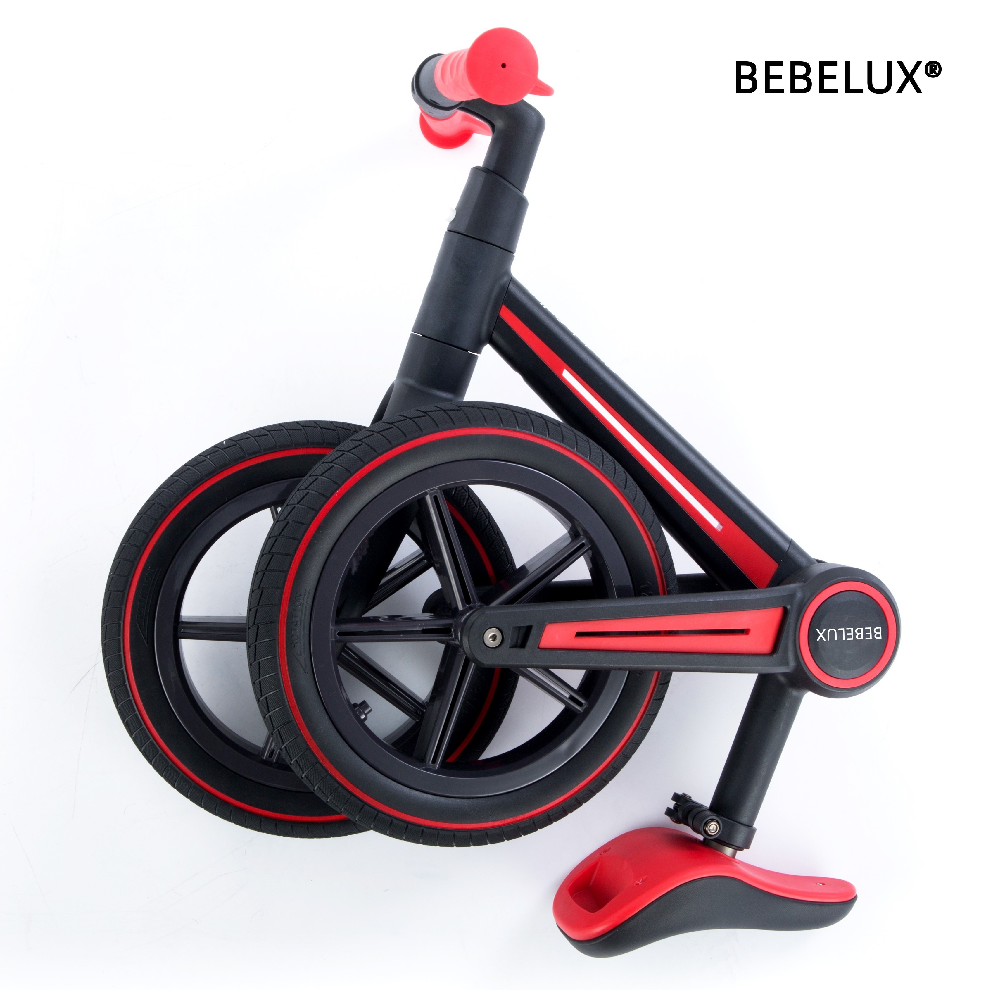 BEBELUX PH-9 Balance Bike No Pedal Training Bike with 12 inch Wheels Ride On Toys for 2 to 6 Years Old Girl & Boy Gifts