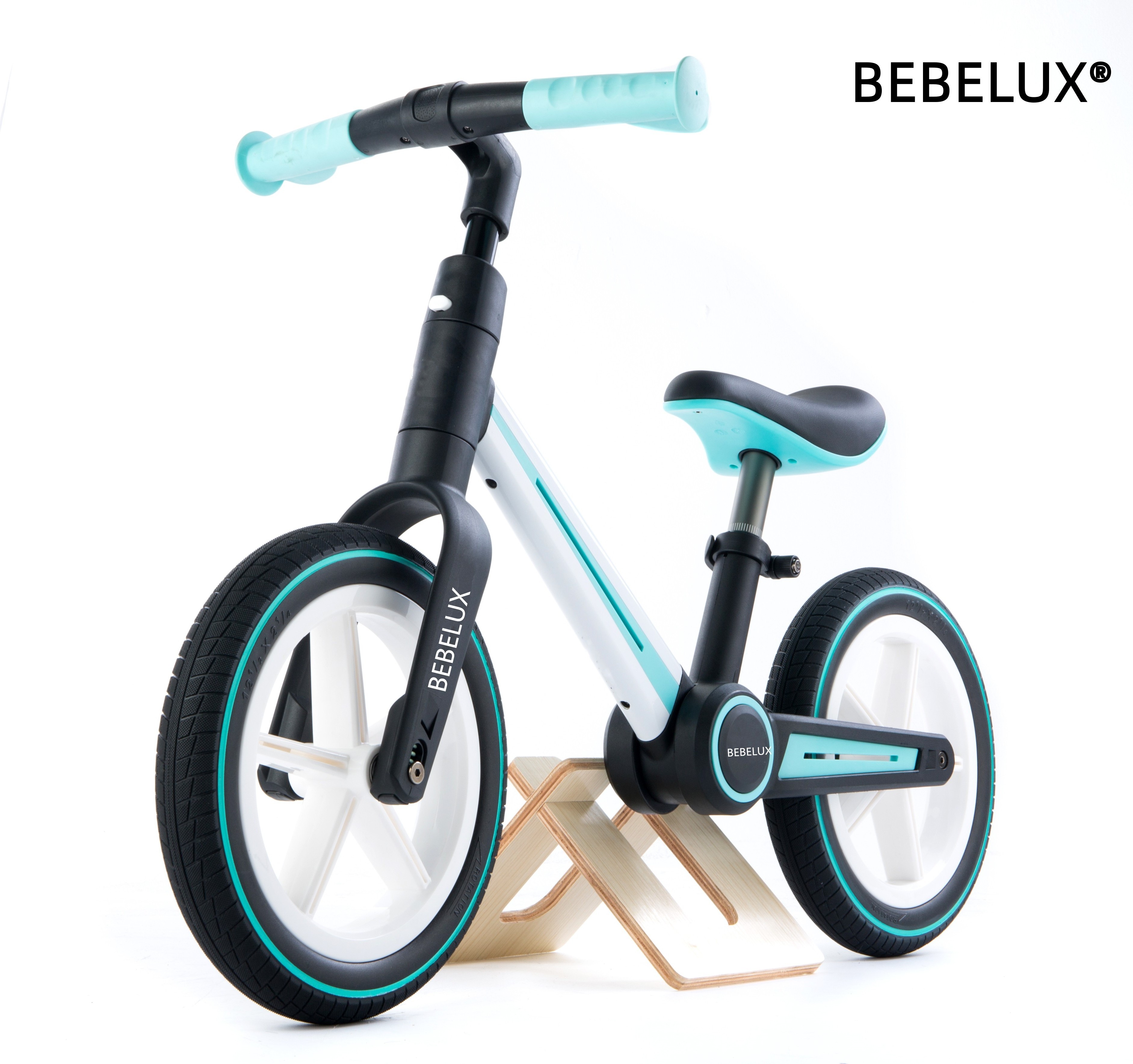 BEBELUX PH-9 Balance Bike No Pedal Training Bike with 12 inch Wheels Ride On Toys for 2 to 6 Years Old Girl & Boy Gifts