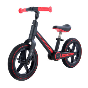 BEBELUX PH-9 Balance Bike No Pedal Training Bike with 12 inch Wheels Ride On Toys for 2 to 6 Years Old Girl & Boy Gifts