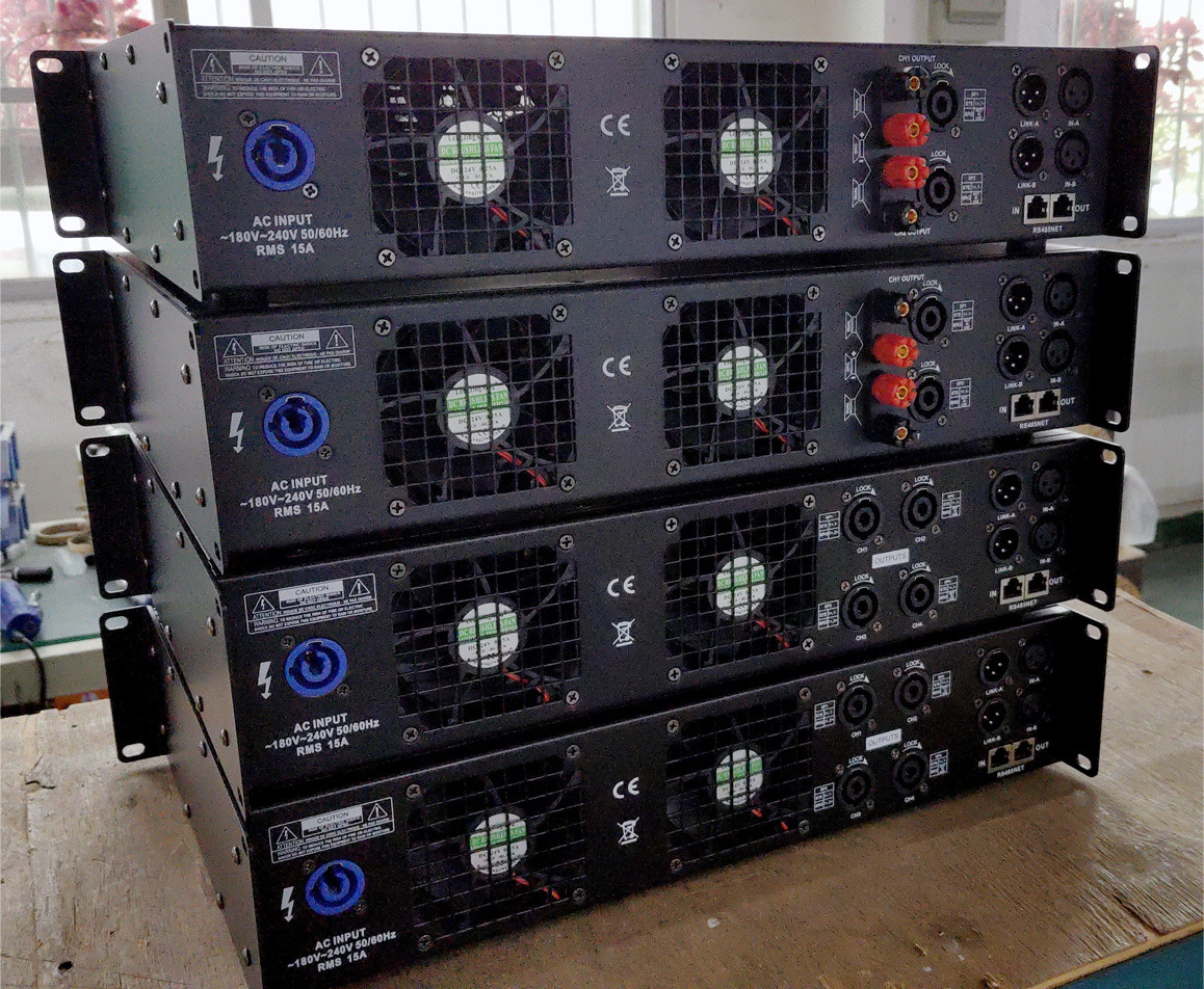 Professional power amplifier big power 4 channel 1300W digital dsp audio processor software control class d amplifier