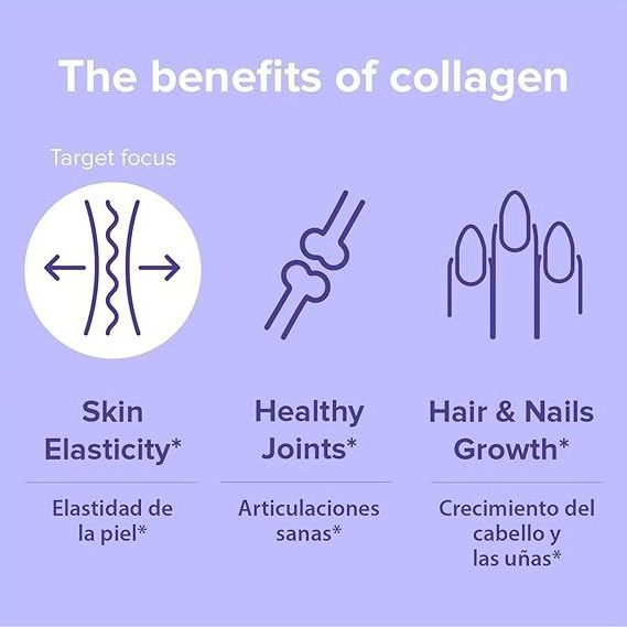 Hair Skin and Nails Vitamins for Women with Biotin Collagen Supplements Plus Keratin Hyaluronic Acid Saw Palmetto Bamboo