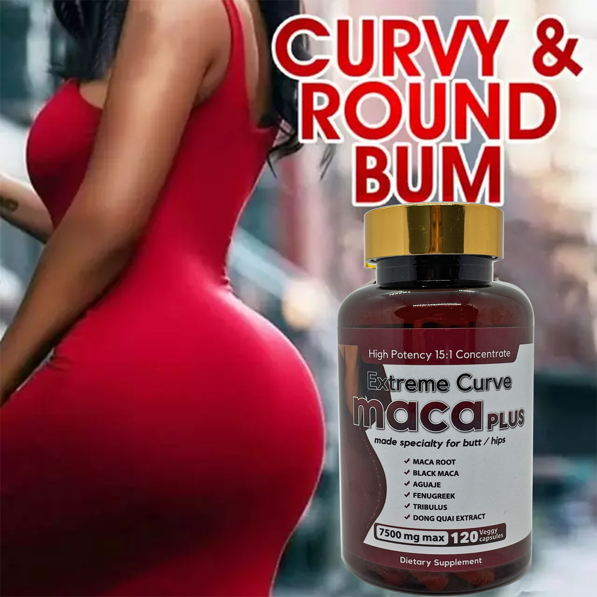 Curve Extreme Big Butt Enlargement Pills Buttock Enhancement Pill Private Logo Oem Butt And Hip Enlargement Firming Maca pills