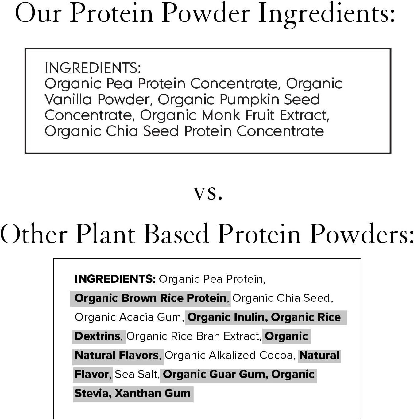 OEM Wholesale Organic Vanilla Protein Powder