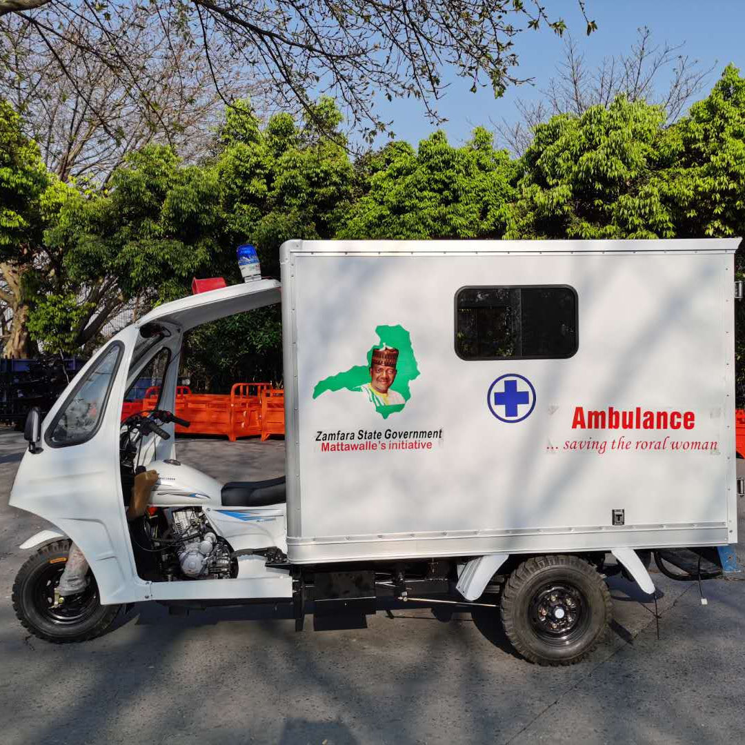 Chinese Cheap 175cc Three Wheel Motorcycle Ambulance Tricycle Truck For Sale Ambulance