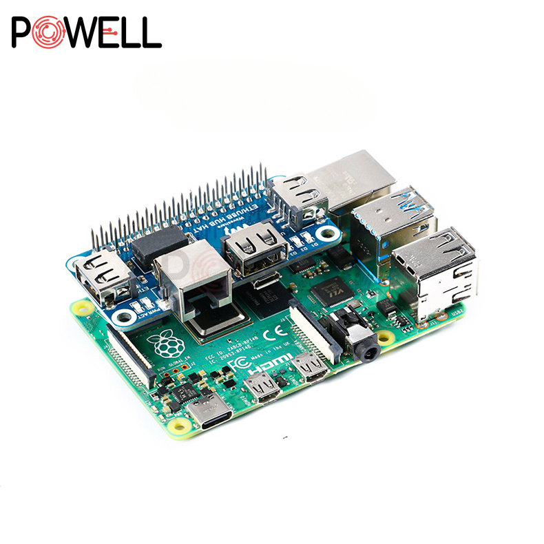 Raspberry Pi 4/Zero W USB to Ethernet RJ45 network port USB HUB hub splitter expansion board