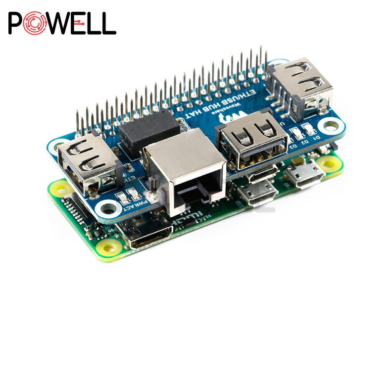 Raspberry Pi 4/Zero W USB to Ethernet RJ45 network port USB HUB hub splitter expansion board