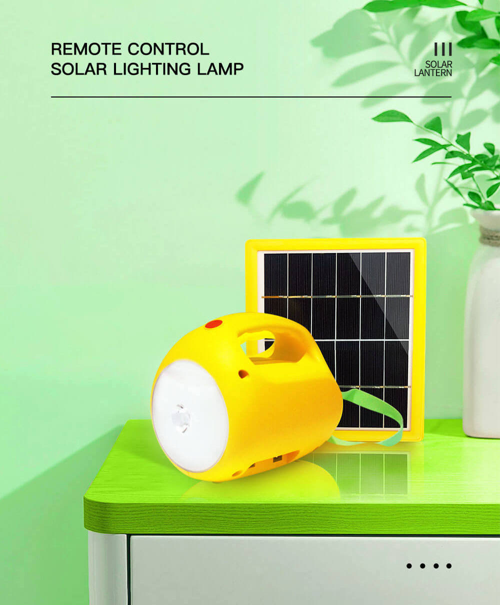 Newest IP65 Waterproof and Remote Control Function Off Grid Solar Garden LED Light Kit(1 lamp)