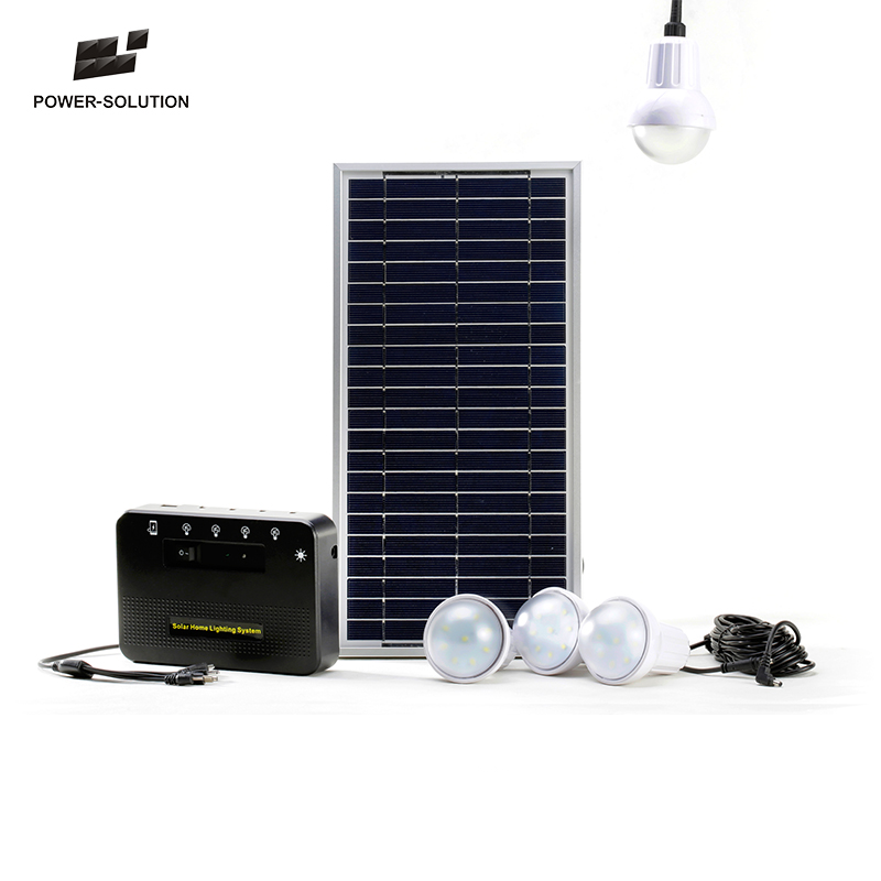 Solar Phone Charging Home Lighting Polycrystalline Silicon Solar Panel Off-Grid Portable Pico Home Solar Energy Systems