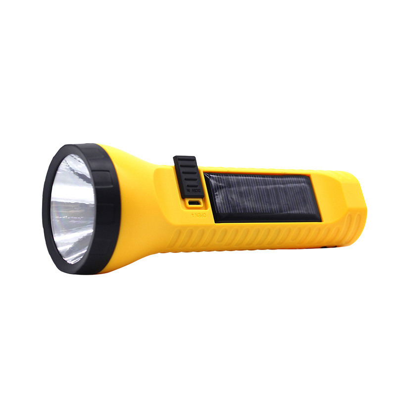 New OEM 0.2W solar panel energy save UVC led torch flashlight