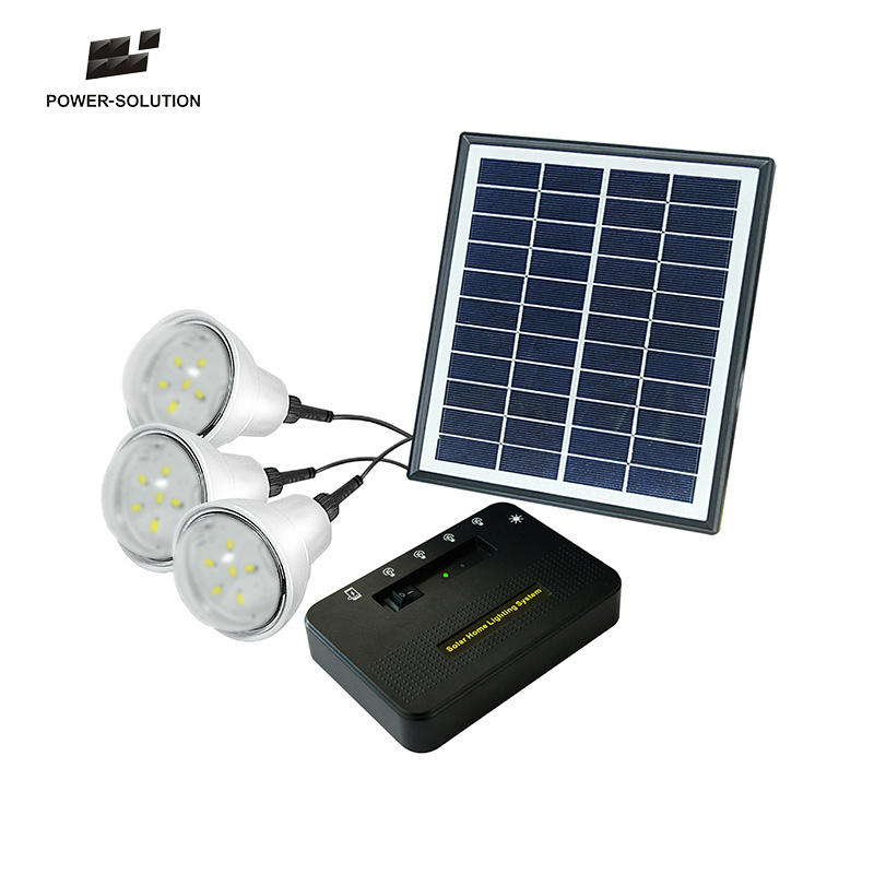 Bateria 5.2Ah Li-ion kit de energia solar panel solar 4W para casa