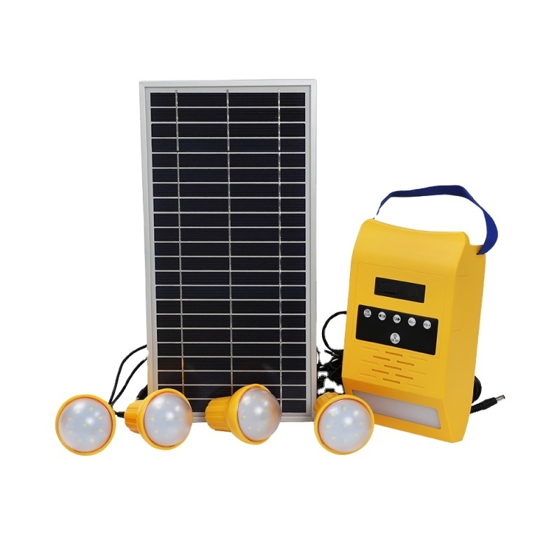 Popular Affordable Solar Rechargeable Lantern With FM Radio For 5 Rooms In Off-Grid Area Africa Latin America Asia