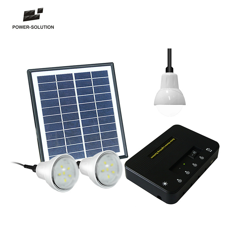 Bateria 5.2Ah Li-ion kit de energia solar panel solar 4W para casa