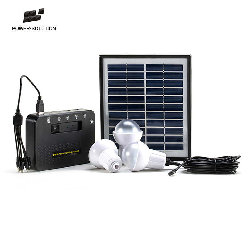 Bateria 5.2Ah Li-ion kit de energia solar panel solar 4W para casa