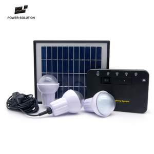 Bateria 5.2Ah Li-ion kit de energia solar panel solar 4W para casa