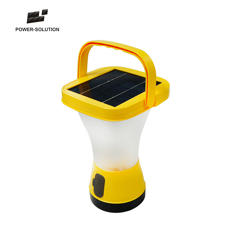 Factory Portable Useful Emergency Solar LED Lantern Outdoor Green Energy Lantern with Phone Charger