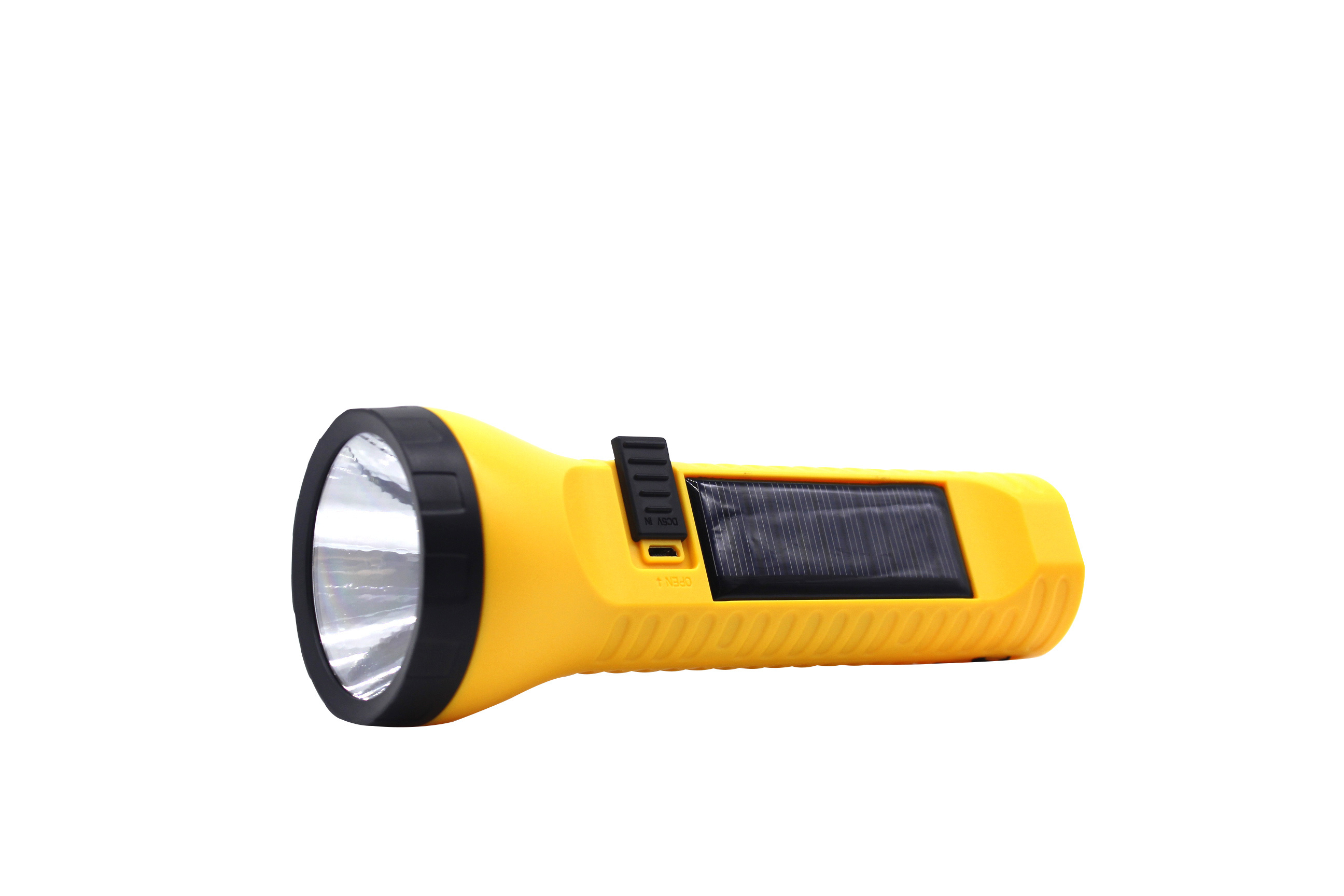 Rechargeable Outdoor Mini Camping Light Solar LED Torch With Micro USB Charge Port