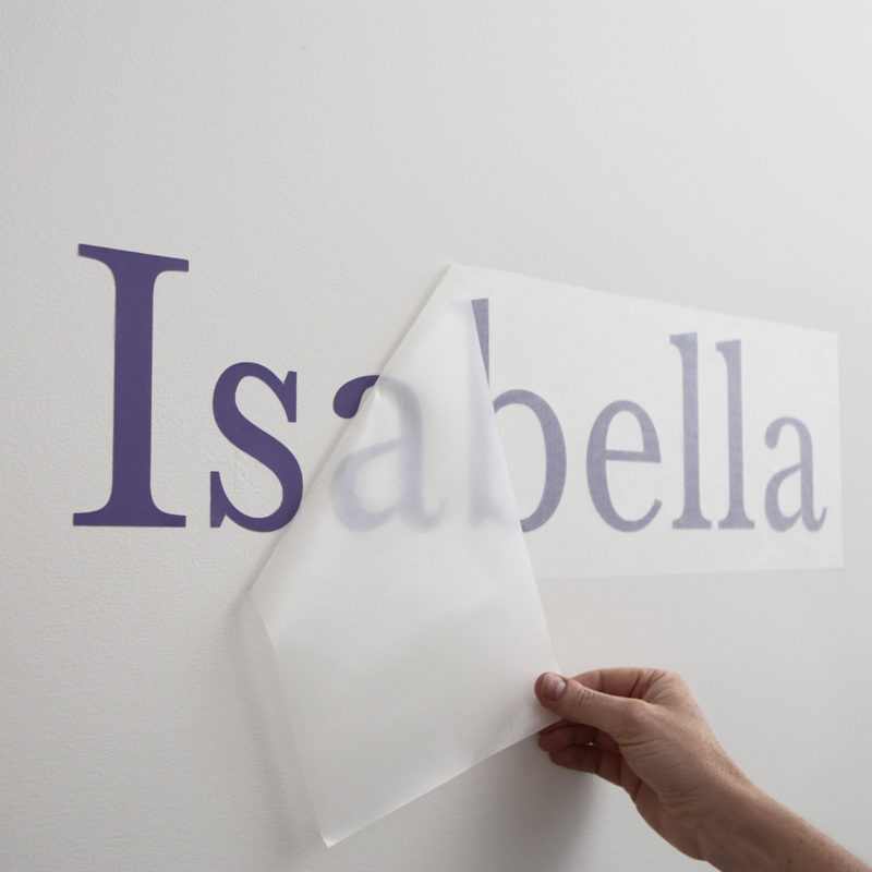 Custom Transfer Film Vinyl Lettering With No Background Decal Sticker UV-resistant Car Wall Window Glass Decals