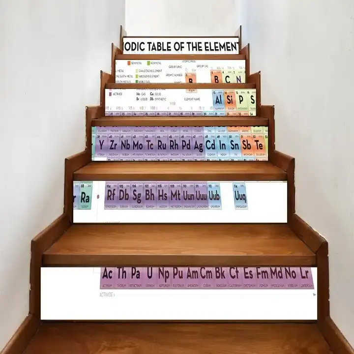 Stair Stickers Decals Waterproof 3D Christmas Decorative Stairs Decal Stairway Stickers Family Decor