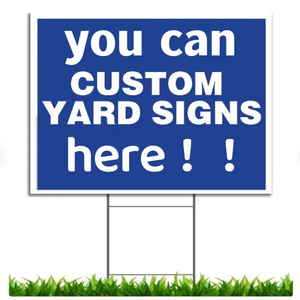 18x24 election campaign political signs corrugated plastic yard signs lawn signs with H-stakes