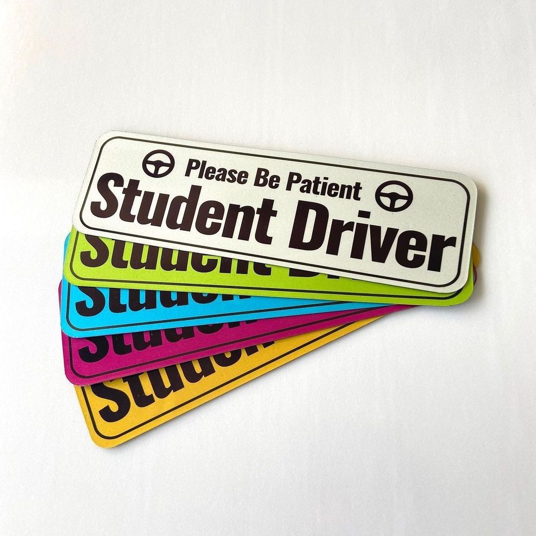 Removable & Reflective New Driver Sticker Decal for Car Extra-Long Strong Adhesive Magnet