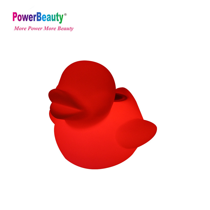 New design portable mini bluetooth speaker with led lighting floating duck shape speaker outdoor